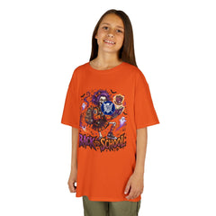 Kids Tee — Spooky 'Back to School' Monster Backpack Design