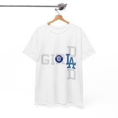 Girl Dad with LA Logo Tee Shirt - Unisex Heavy Cotton Casual Fit