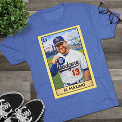 Muncy El Máximo Loteria Card Tee — Tri-Blend Crew T-Shirt