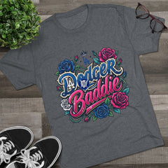 Dodger Baddie Roses Tee — Roses Dodgers Floral Fan Shirt
