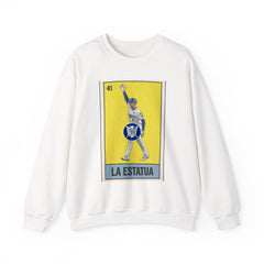 Freeman La Estatua Loteria Card Sweatshirt - Unisex Crewneck Casual Streetwear