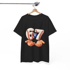 Baseball Hands Tee — 67 Emoji Baseball Graphic T-Shirt