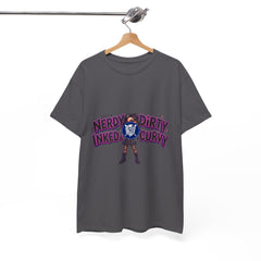 Nerdy Dirty Inked & Curvy T-Shirt — Graphic Tee for Tattooed, Curvy Women