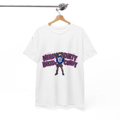 Nerdy Dirty Inked & Curvy T-Shirt — Graphic Tee for Tattooed, Curvy Women
