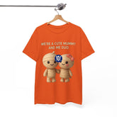 Halloween Spooky Mummy and Me Duo Tee Shirt - Unisex Heavy Cotton Casual Fit