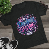 Dodger Baddie Cherry Blossom T-Shirt — Floral LA Dodgers Fan Tee