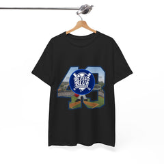 Banda Number 43 with a Funko Style Figurine Tee Shirt - Unisex Heavy Cotton Casual Fit