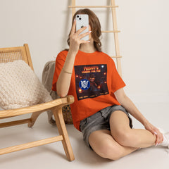Halloween Freddy's Coming for You Retro Arcade Spooky Season T-Shirt