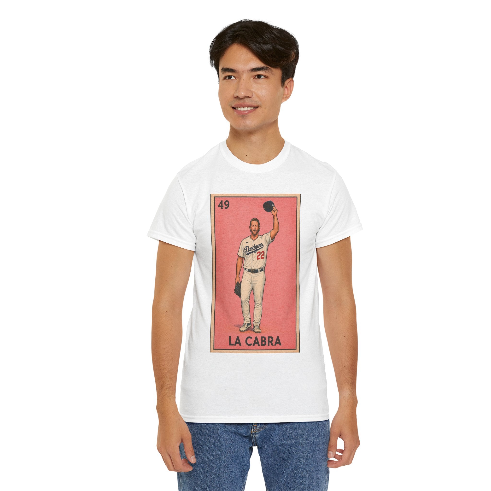 Kershaw La Cabra Loteria Card Tee Shirt - Unisex Heavy Cotton Tee Casual Fit