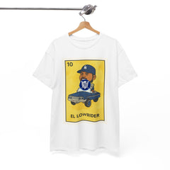 El Lowrider Tee – Vintage Lotería Style Lowrider Car & Driver Graphic Shirt