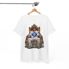 Kershaw Baseball Throne T-Shirt — Player on Throne Graphic Tee