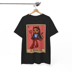 La Diablita Loteria Card Tee Shirt - Unisex Heavy Cotton Casual Fit