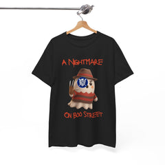 Halloween Spooky A Nightmare On Boo Street Tee Shirt - Unisex Heavy Cotton Casual Fit