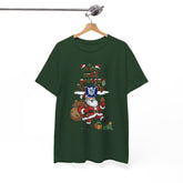 Santa Nice Until Proven Naughty Tee Shirt - Unisex Heavy Cotton Casual Fit