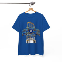 Dodgers Gold Back 2 Back World Series Champion Tee Shirt - Unisex Heavy Cotton Casual Fit