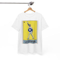 Freeman La Estatua Loteria Card Tee Shirt - Unisex Heavy Cotton Casual Fit