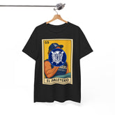 Dodgers Kike El Paletero Loteria Card Tee Shirt - Unisex Heavy Cotton Casual Fit