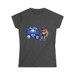 In My Baseball Era Women's Tee — Cute Girl Baseball Graphic Shirt