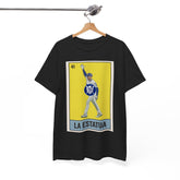 Freeman La Estatua Loteria Card Tee Shirt - Unisex Heavy Cotton Casual Fit