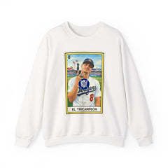 El Tricampeón Loteria Card Kike Team Pride — Adult Crewneck Sweatshirt