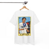 Roki Sasaki El Seis Siete Retro LoterΓa Baseball Tee β Vintage Player Card Design