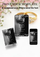 Wedding Editable Invitation (Portrait)