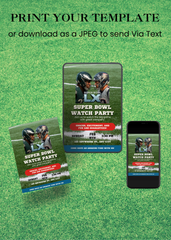 Watch Party Editable Invitation (Portrait)