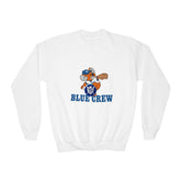 Blue Crew Koala Mascot Sweatshirt β Youth Crewneck Sweatshirt