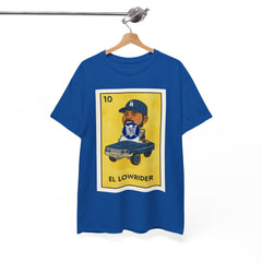 El Lowrider Tee – Vintage Lotería Style Lowrider Car & Driver Graphic Shirt