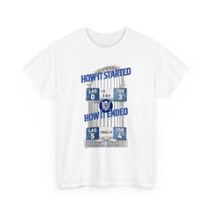 How It Started How It Ended Tee Shirt - Unisex Heavy Cotton Casual Fit