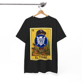 Yamamoto El Tigre Loteria Card Tee Shirt - Unisex Heavy Cotton Casual Fit