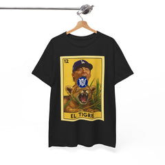Yamamoto El Tigre Loteria Card Tee Shirt - Unisex Heavy Cotton Casual Fit