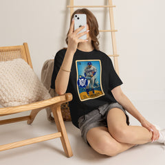 Baseball Shark 'El Tiburón' Tee – Vintage Lotería Style Baseball T-Shirt