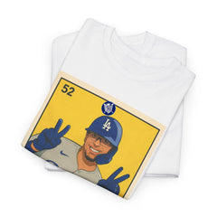 Kike Senor Octubre Loteria Card Tee Shirt - Unisex Heavy Cotton Tee, Baseball Tee, Baseball Shirt, Baseball Tshirt, Baseball Fan Gift