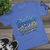 Dodger Baddie Glitter T‑Shirt — Sparkling LA Baseball Fan Tee