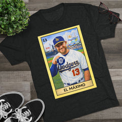 Muncy El Máximo Loteria Card Tee — Tri-Blend Crew T-Shirt