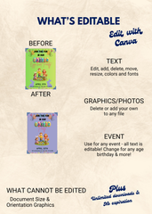Easter Party Editable Invitation (Portrait)