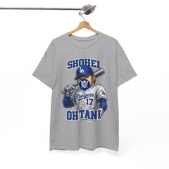 Shohei Ohtani Dodgers Baseball Tee — Player Illustration Jersey Top