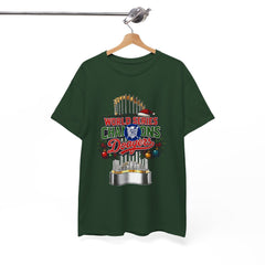 Holiday World Series Champions Dodgers Tee Shirt - Unisex Heavy Cotton Casual Fit
