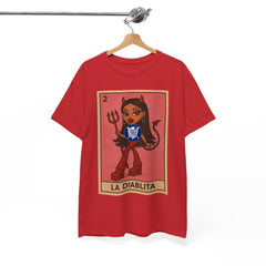 La Diablita Loteria Card Tee Shirt - Unisex Heavy Cotton Casual Fit