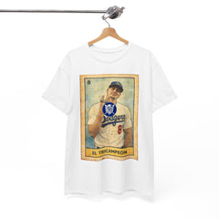 El Tricampeón Lotería Vintage Tee — Retro Mexican Card Design