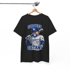 Shohei Ohtani Dodgers Baseball Tee — Player Illustration Jersey Top