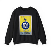 Freeman La Estatua Loteria Card Sweatshirt - Unisex Crewneck Casual Streetwear