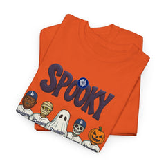 Halloween Spooky Squad Tee Shirt - Unisex Heavy Cotton Casual Fit