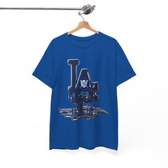 LA Urban Melting Drip Logo T-Shirt — Adult Heavy Cotton Casual Fit
