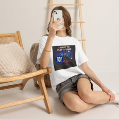 Halloween I Want to Play a Game Ghostface Retro Arcade Spooky Season T-Shirt