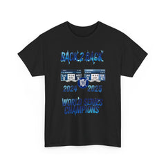 Back 2 Back Champions Tee Shirt - Unisex Heavy Cotton Casual Fit