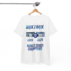 Back 2 Back Champions Tee Shirt - Unisex Heavy Cotton Casual Fit