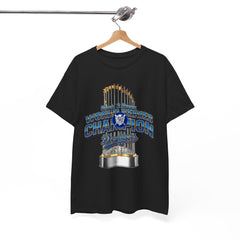 Dodgers Gold Back 2 Back World Series Champion Tee Shirt - Unisex Heavy Cotton Casual Fit