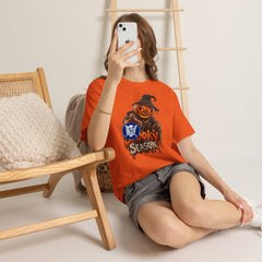 Spooky Season Pumpkin Head Scarecrow T-Shirt